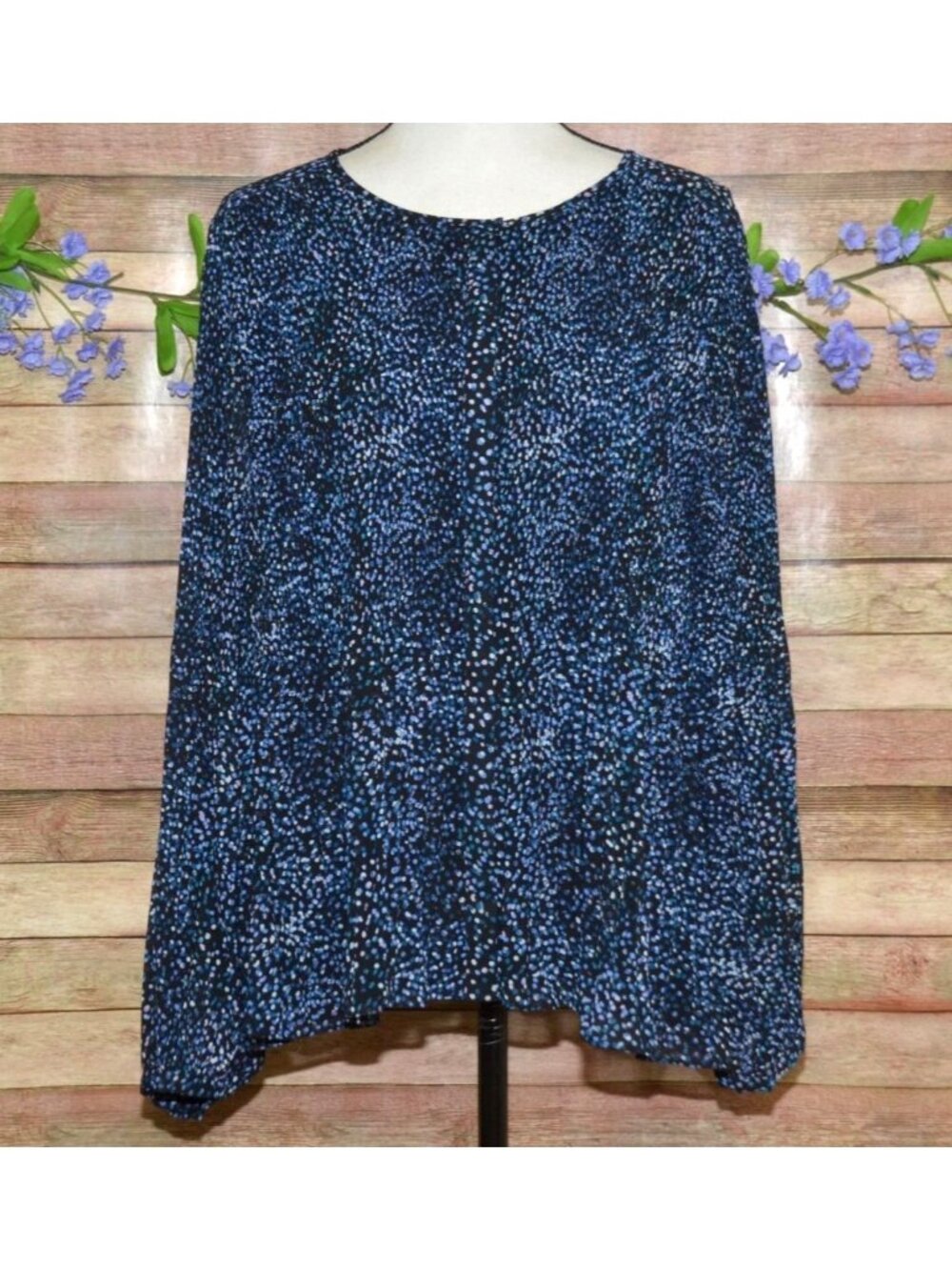 Banana Republic Chiffon Pleated Button Up Bell Sleeve Top Blouse Size XL Chiffon